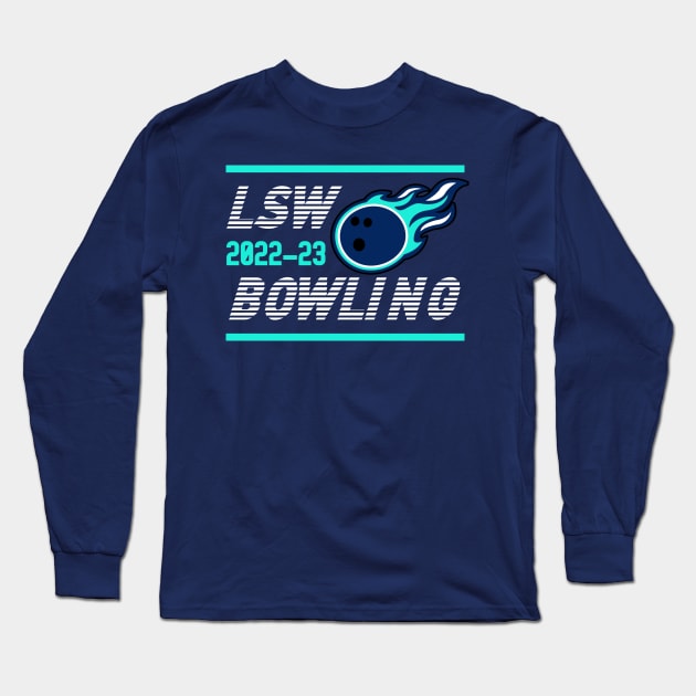 Lee's Summit West Bowling 22-23 Long Sleeve T-Shirt by The Fresh Quince of Bel-Air